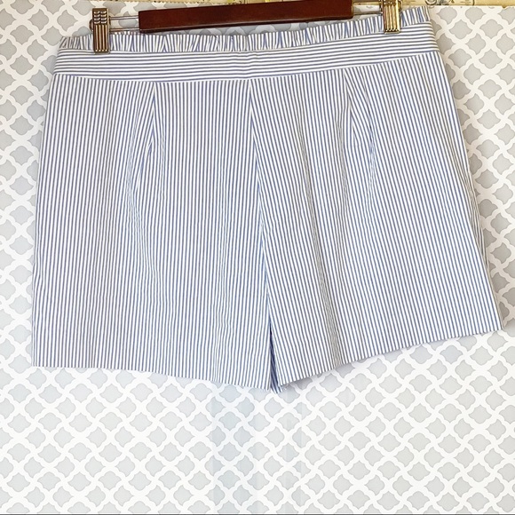 NWOT J. Crew Factory Seersucker Ruffle Shorts - Picture 8 of 11